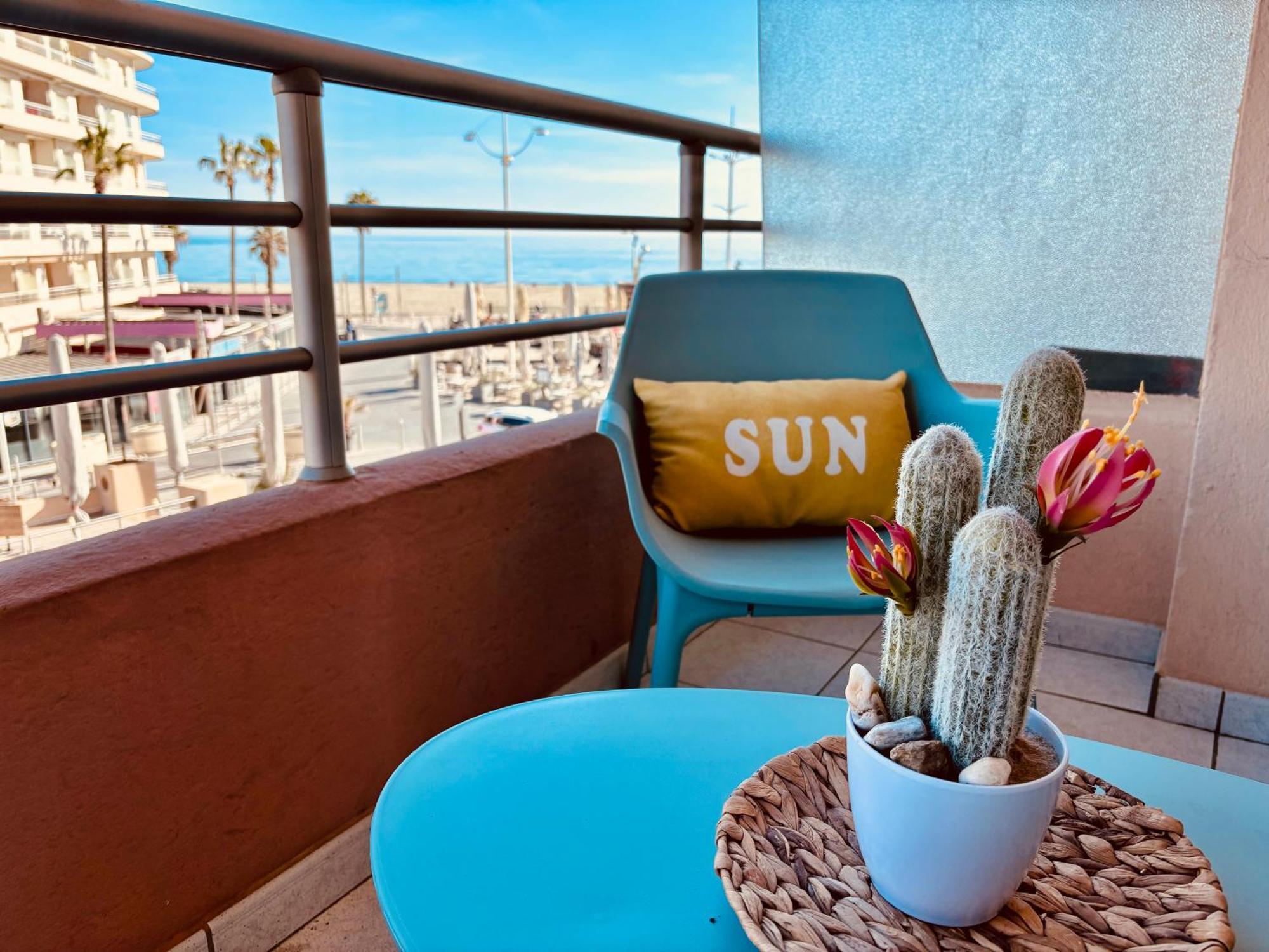 Superbe T2 Vue Mer Avec Ascenseur Canet-en-Roussillon Ngoại thất bức ảnh