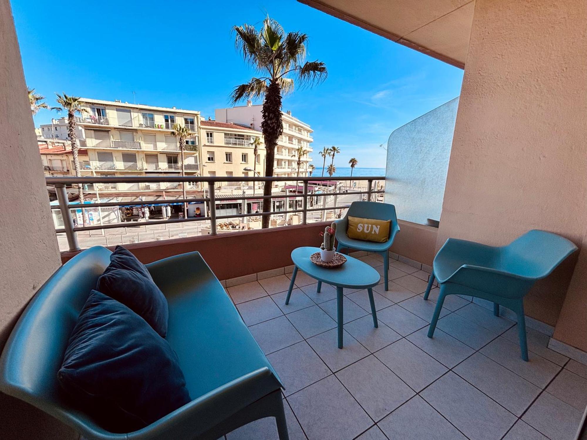 Superbe T2 Vue Mer Avec Ascenseur Canet-en-Roussillon Ngoại thất bức ảnh