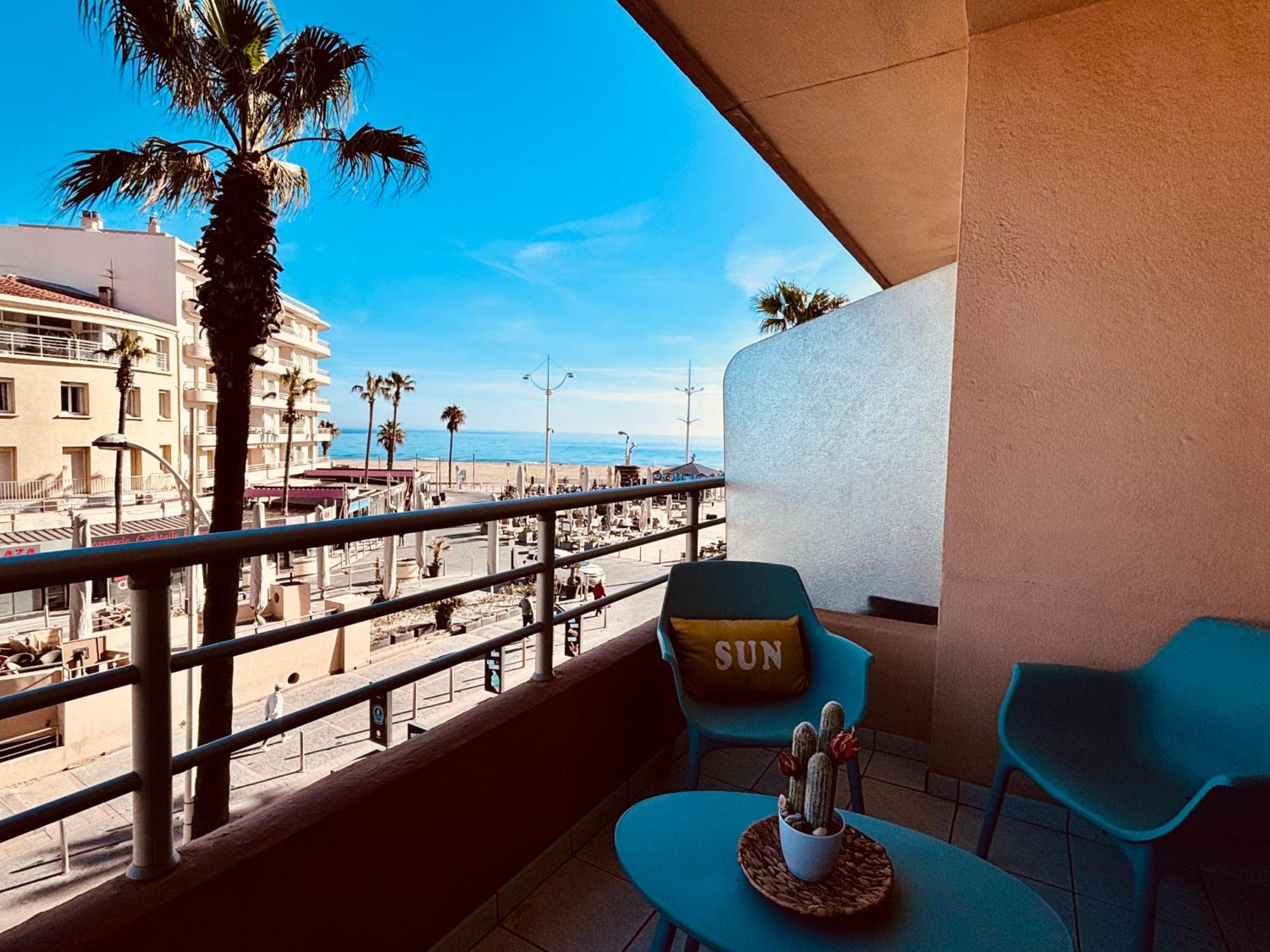Superbe T2 Vue Mer Avec Ascenseur Canet-en-Roussillon Ngoại thất bức ảnh